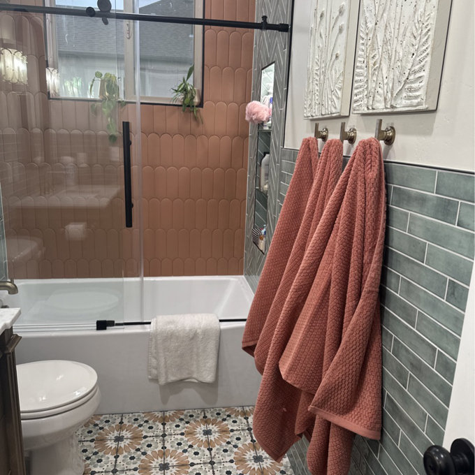 Ackland Stella Zarah 2 in. x 10 in. Glossy Ceramic Subway